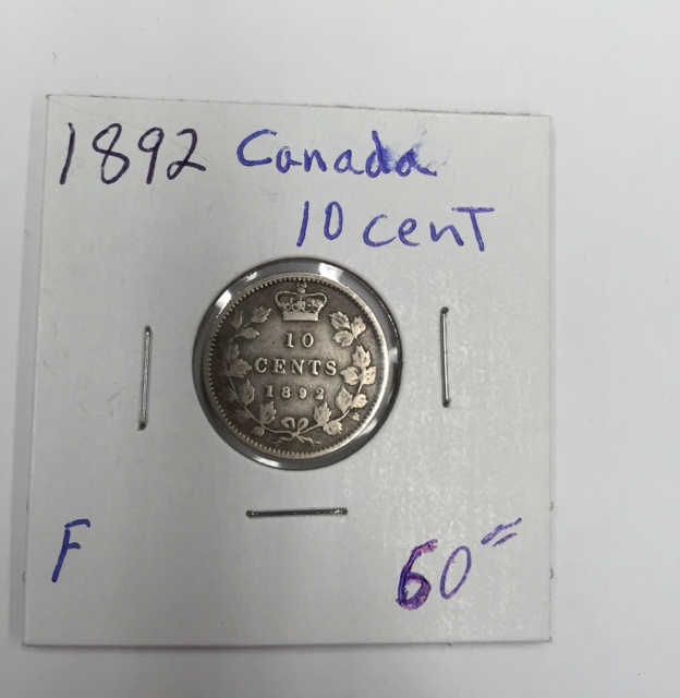 1892 Canada 10 cent